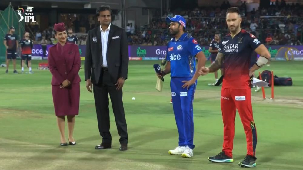 IPL 2023: RCB win toss, chose to bowl first against MI