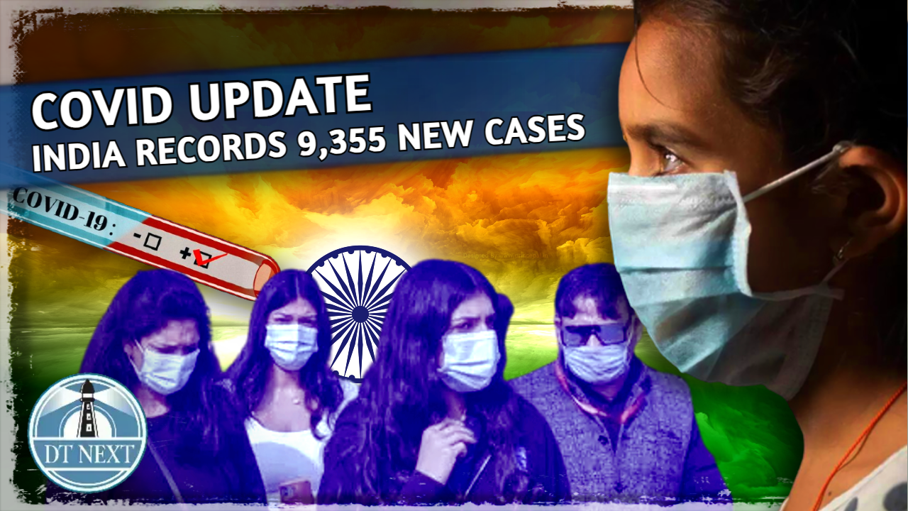 India records 9,355 new Covid-19 cases in last 24 hours