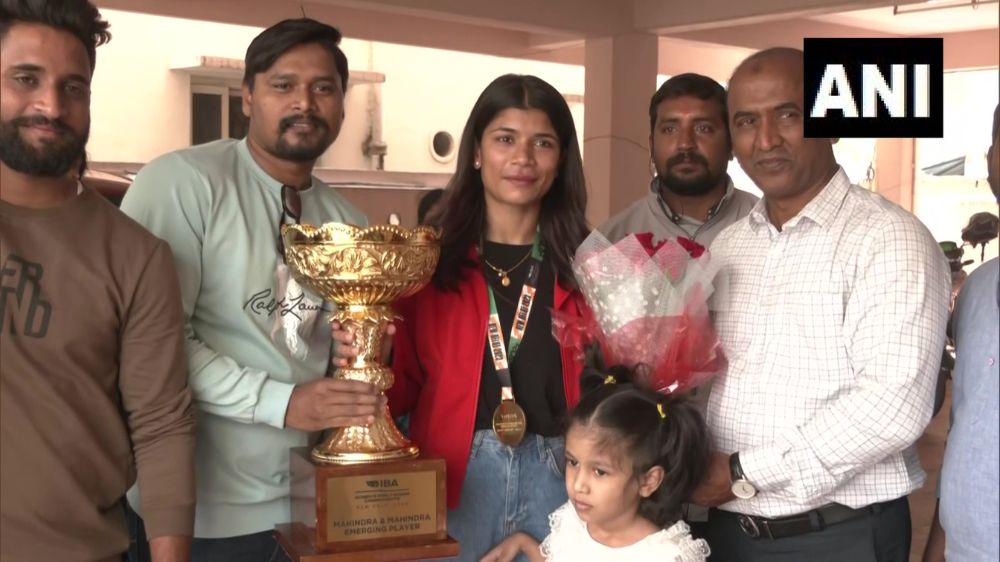 World Boxing Championship: Nikhat reaches Hyd after bagging gold