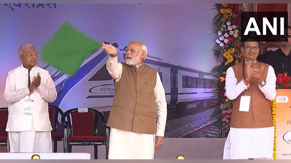 Technologically advanced, clean, on time: Modi flags off Vande Bharat train