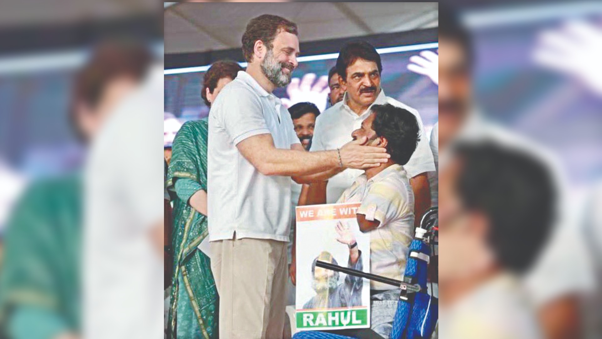 DeTect: Video of Rahul and diff-abled person shared with false angle