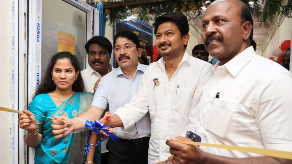 Udhay inaugurates medical units at Royapettah Govt Hospital