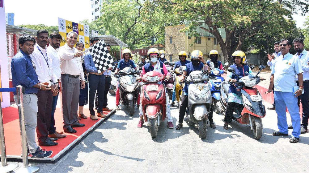 Women-driven Rapido bike taxi service launched in Chennai