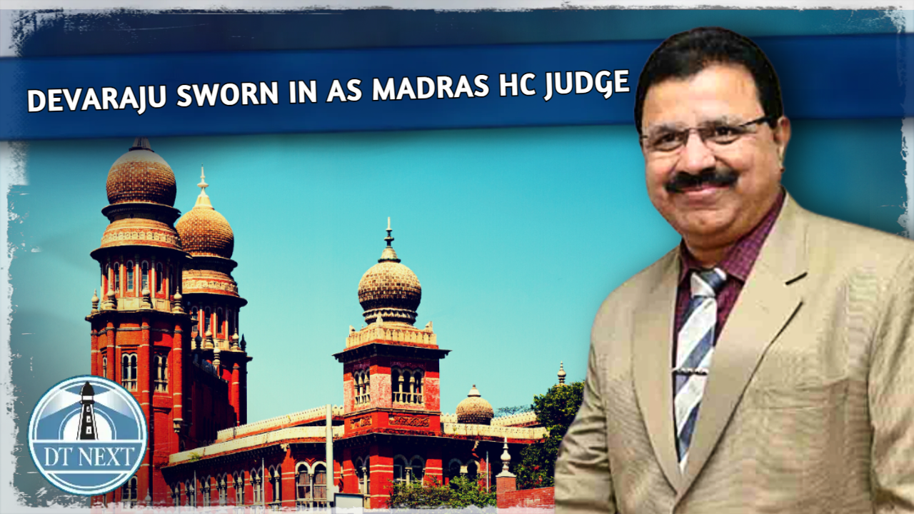 Justice Devaraju Nagarjun sworn in as addl judge of Madras HC