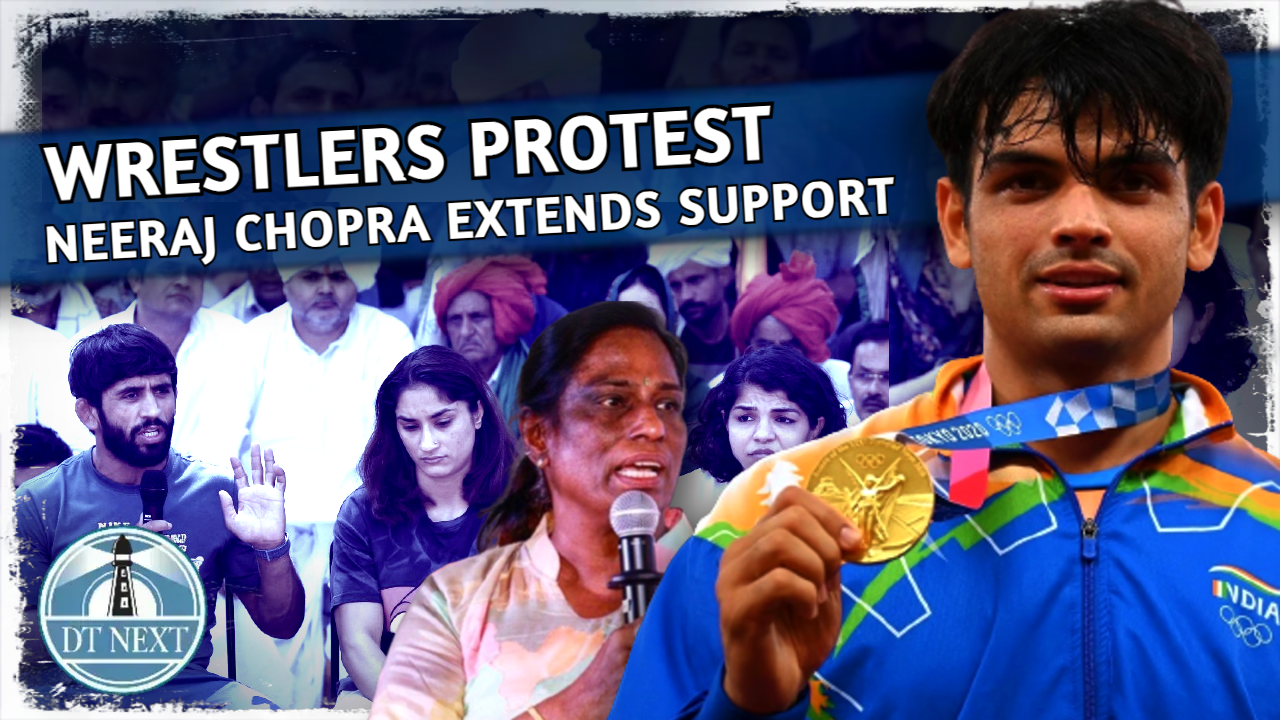 Wrestlers protest: Neeraj Chopra extends support