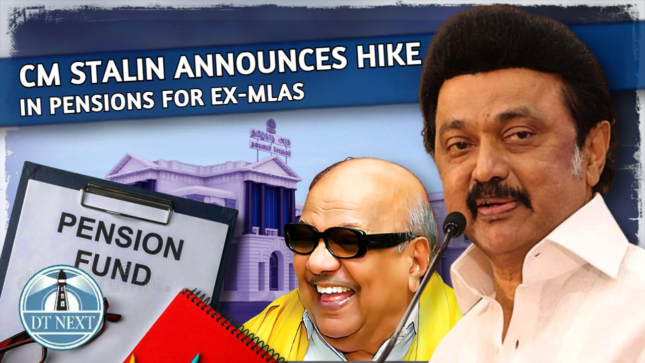 CM Stalin announces hike in pensions for ex-MLAs, MLCs CM Stalin announces hike in pensions for ex-MLAs, MLCs