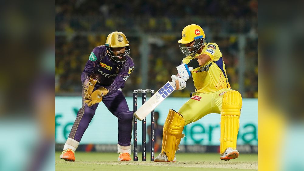 IPL 2023: Rahane, Conway, Dube slam fifties, propel CSK to 235/4 against KKR