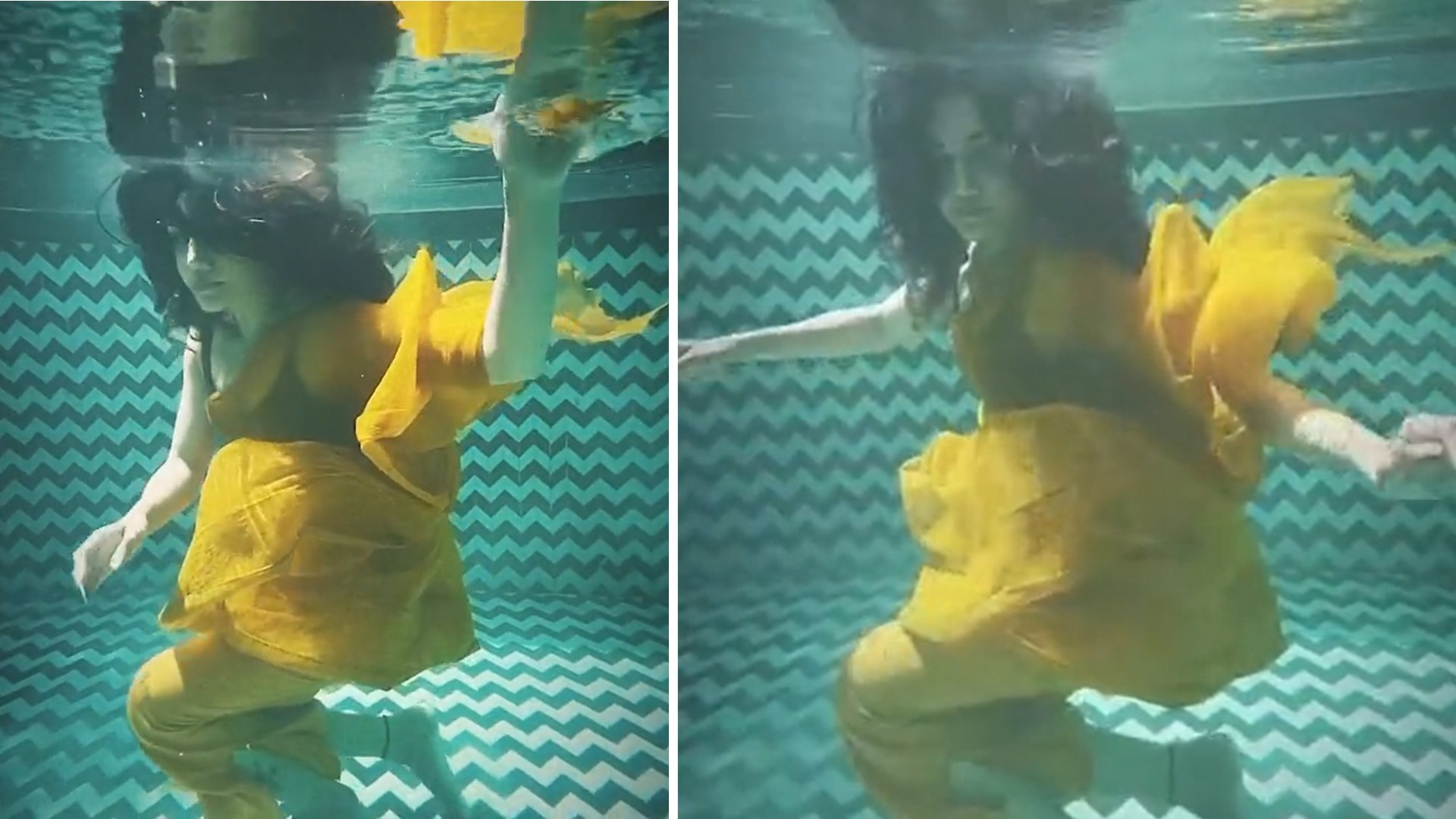 Taapsee Pannu dives into a pool in saree: Check looks