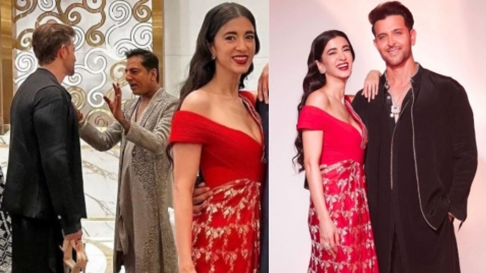 Hrithik holds girlfriend Sabas heels, pic takes over the internet