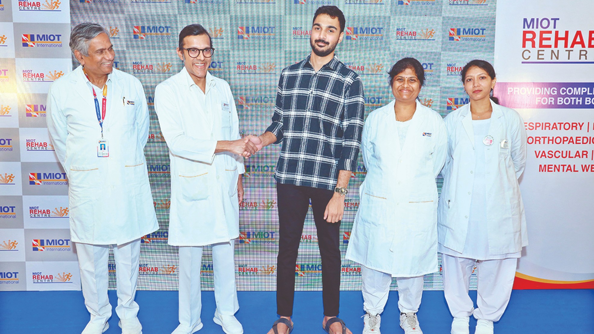 Pvt hosp helps recovery of young paraplegic with spinal rehab