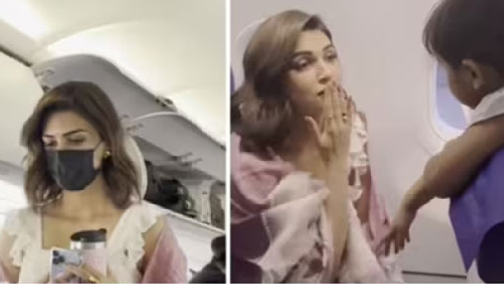 Viral: Kriti travels by economy class, plays with kid inside plane