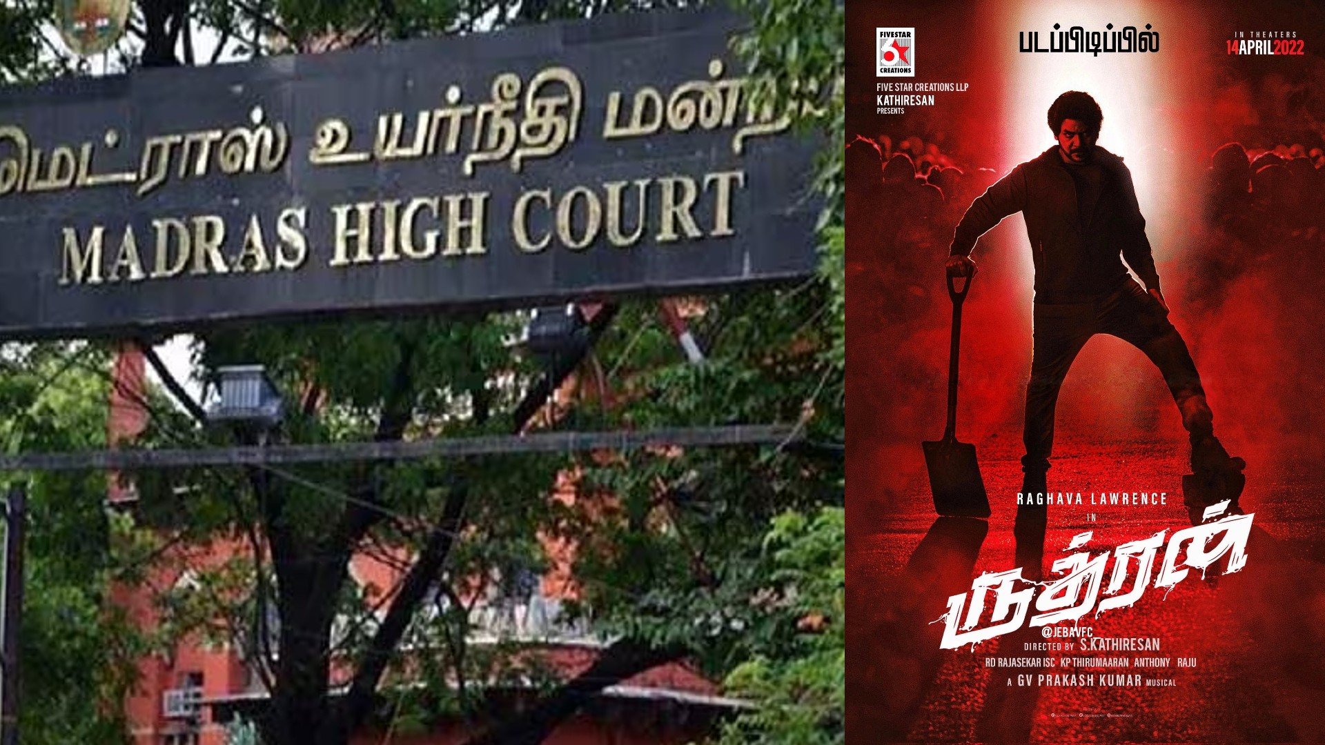 HC stays release of Raghava Lawrence’s ‘Rudhran