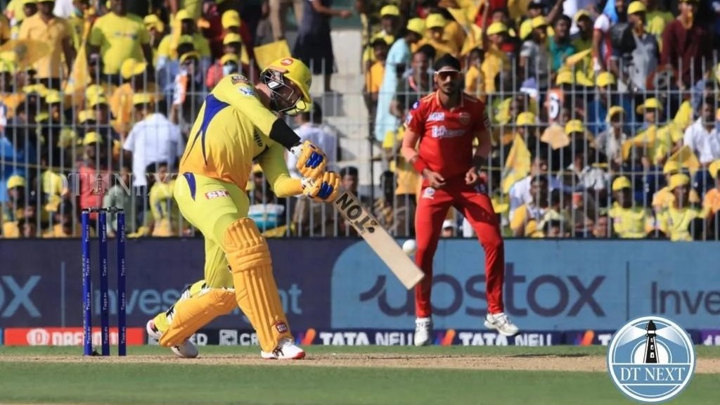 Conways unbeaten 92 takes CSK to 200/4 against PBKS