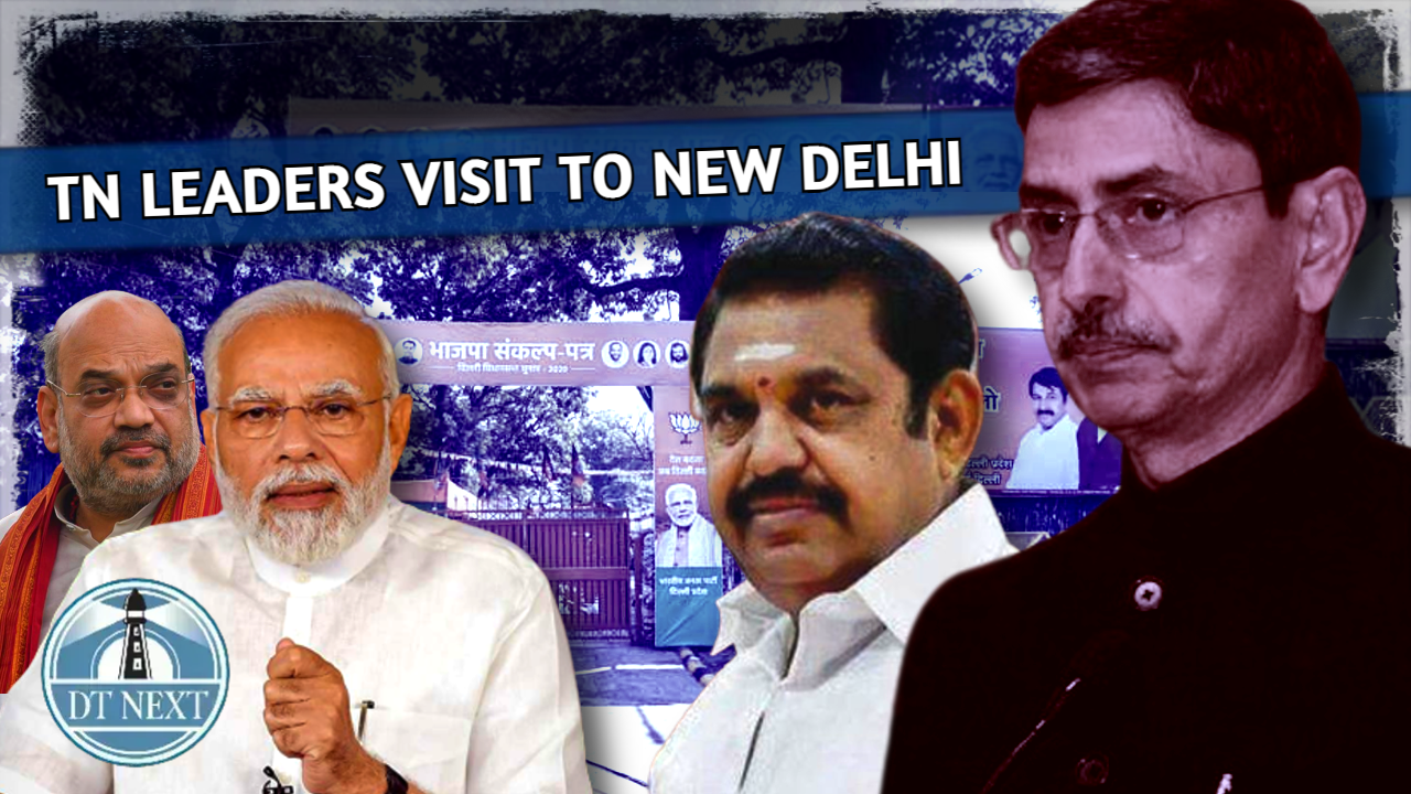 TN Guv visits Delhi; coincides with EPS-PM meet TN Guv visits Delhi; coincides with EPS-PM meet