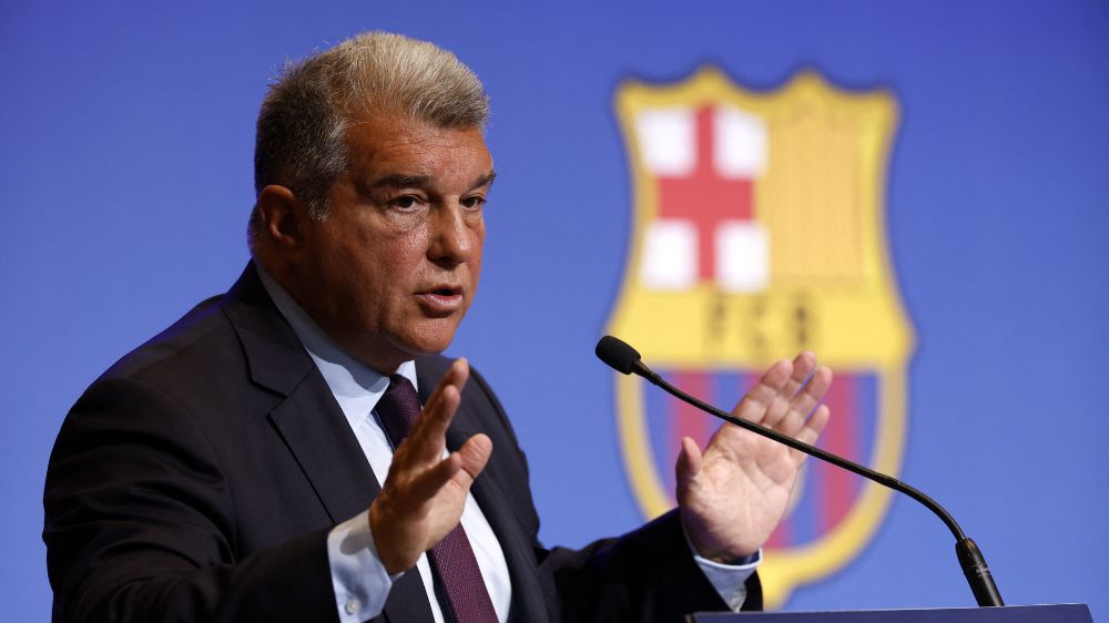 Barcelona president denies any crime in refereeing scandal