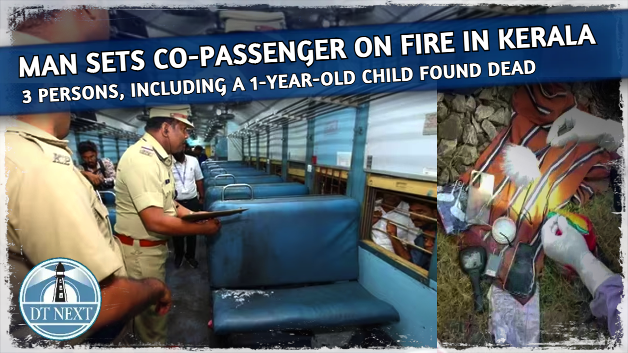 Man sets co-passenger on fire in Kerala