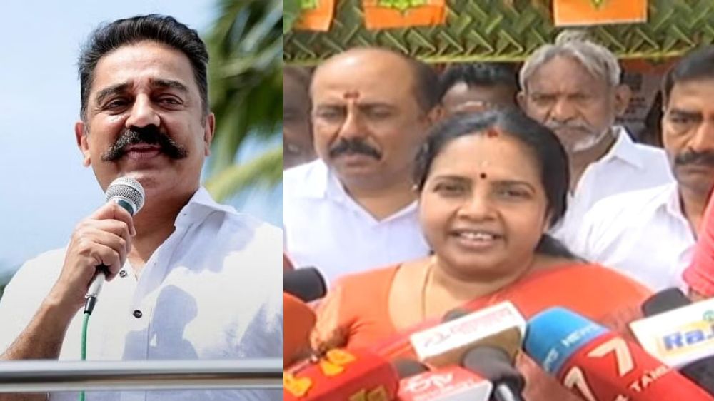 Kamal is just a star speaker for Congress & DMK: Vanathi Srinivasan