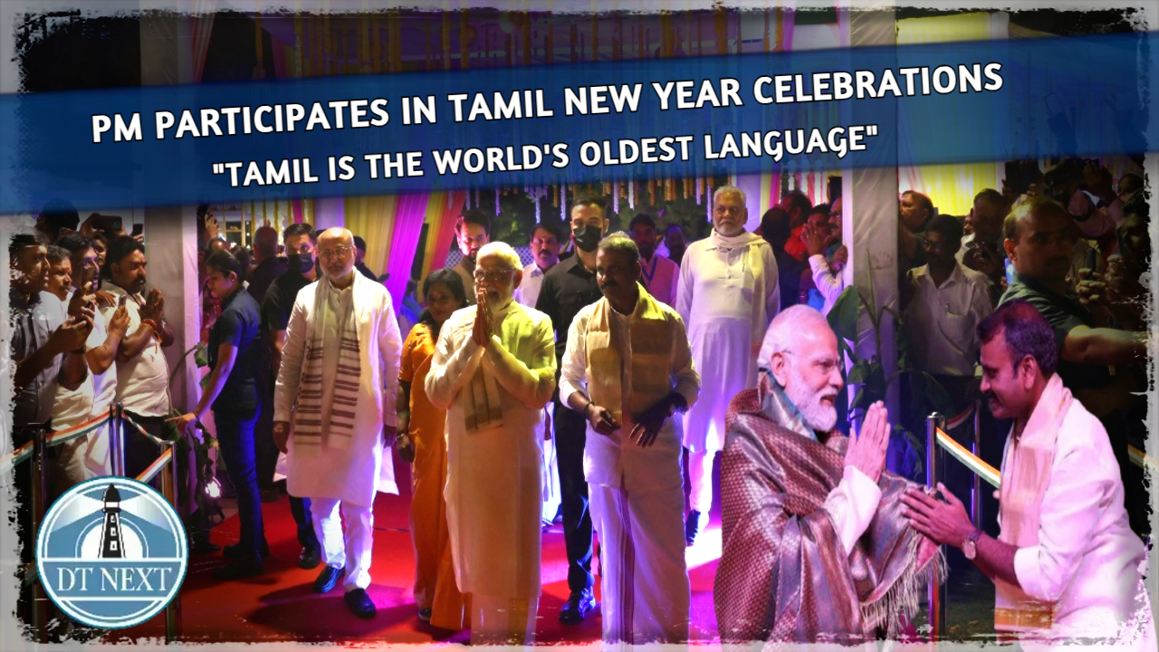 Modi participates in Tamil new year celebrations