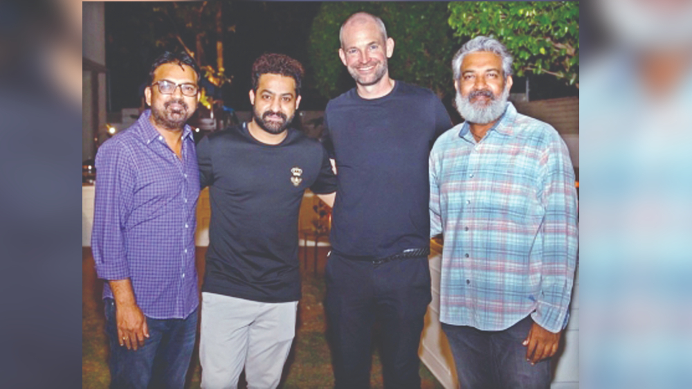 Jr NTR hosts special dinner for James Farrell, at his residence