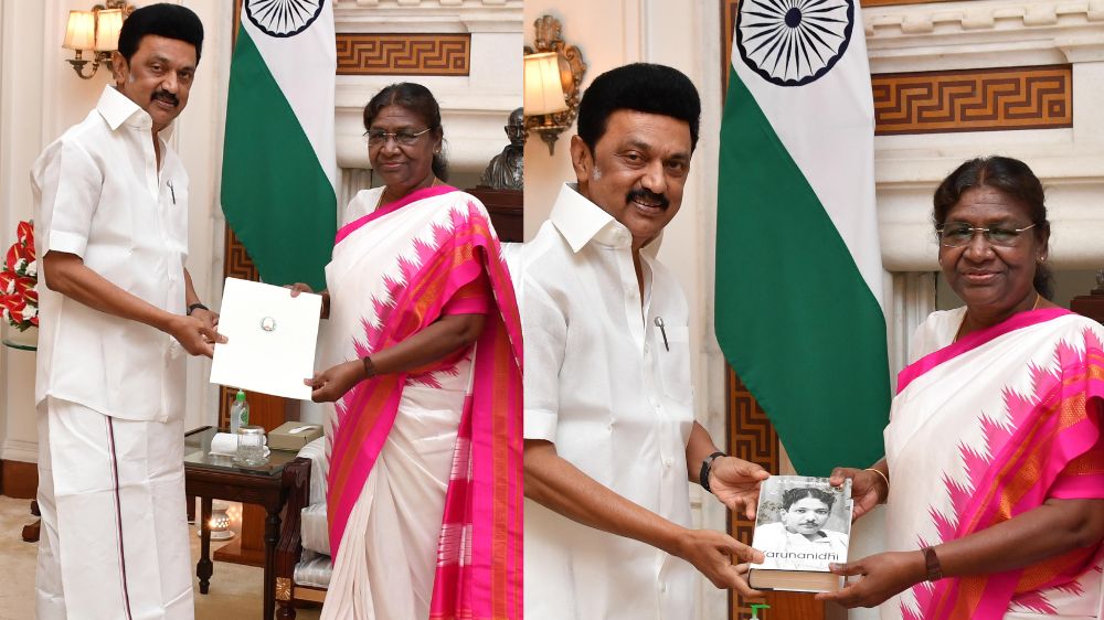 Murmu accepts Stalins invite, to visit Chennai on June 5