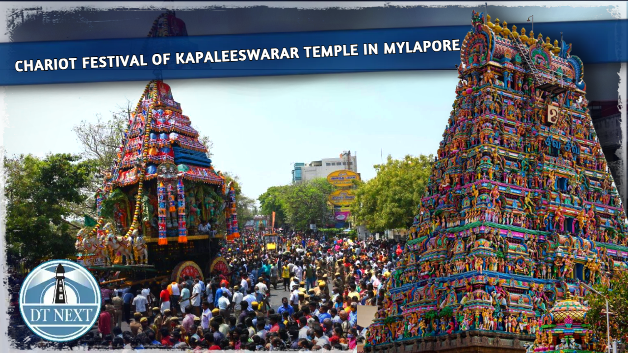Chariot festival of Kapaleeswarar temple in Mylapore Chariot festival of Kapaleeswarar temple in Mylapore