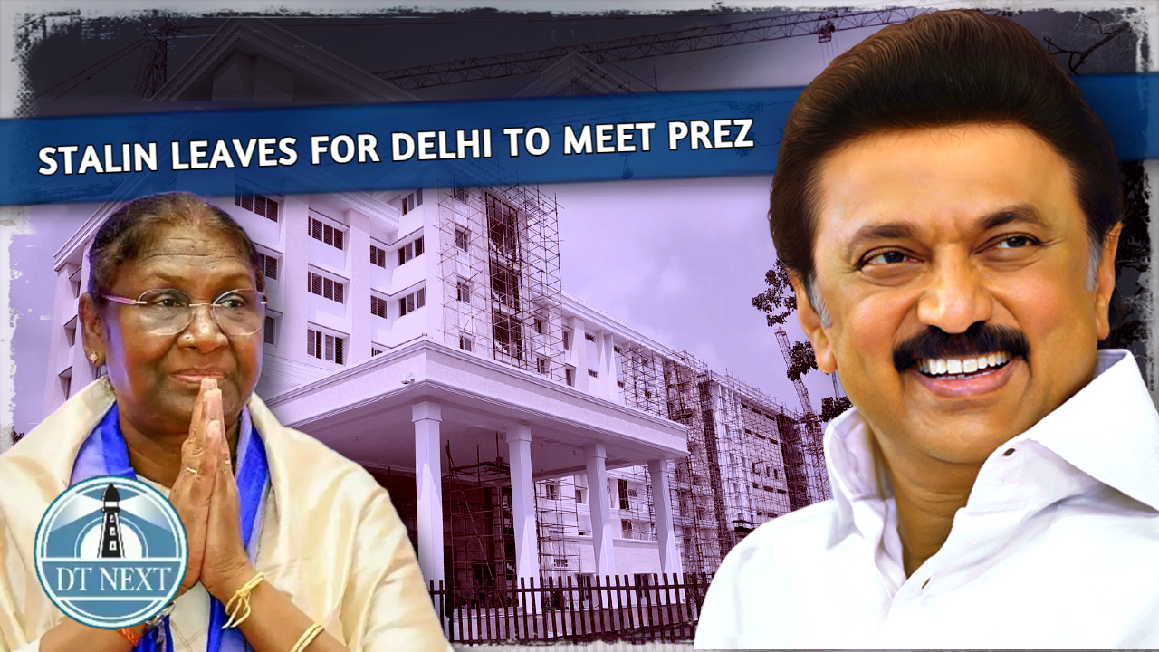 Stalin leaves for Delhi, to meet Prez Murmu