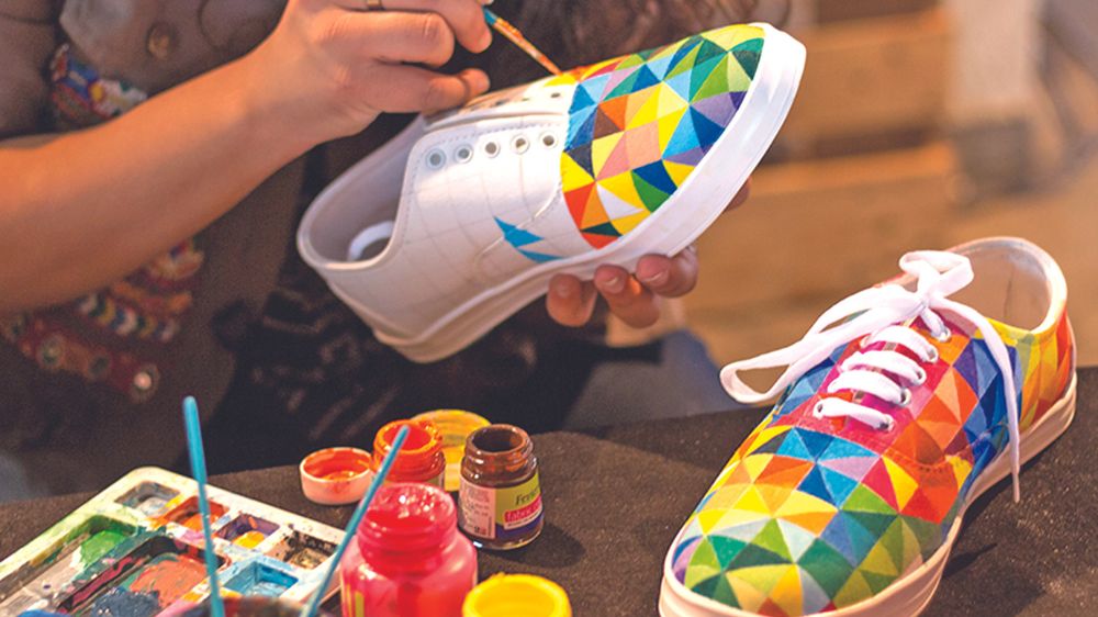 City students upcycle canvas shoes, get a new lease of life