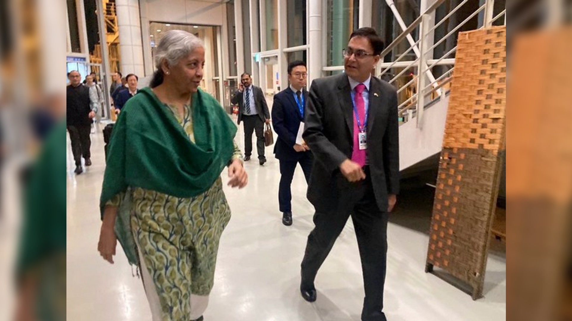 FM Sitharaman reaches South Korea, kickstarts 4-day long visit