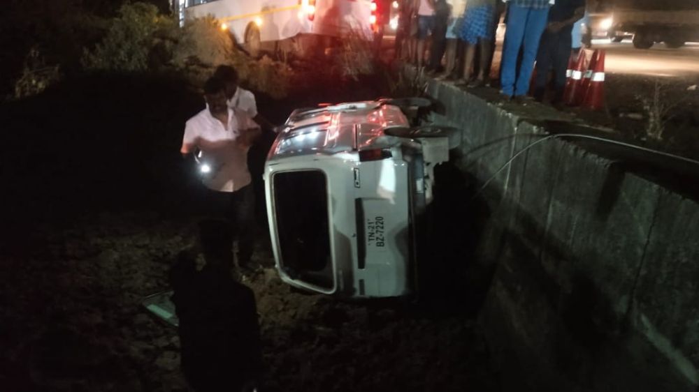 30 injured in bus-container lorry collision near Sriperumbudur