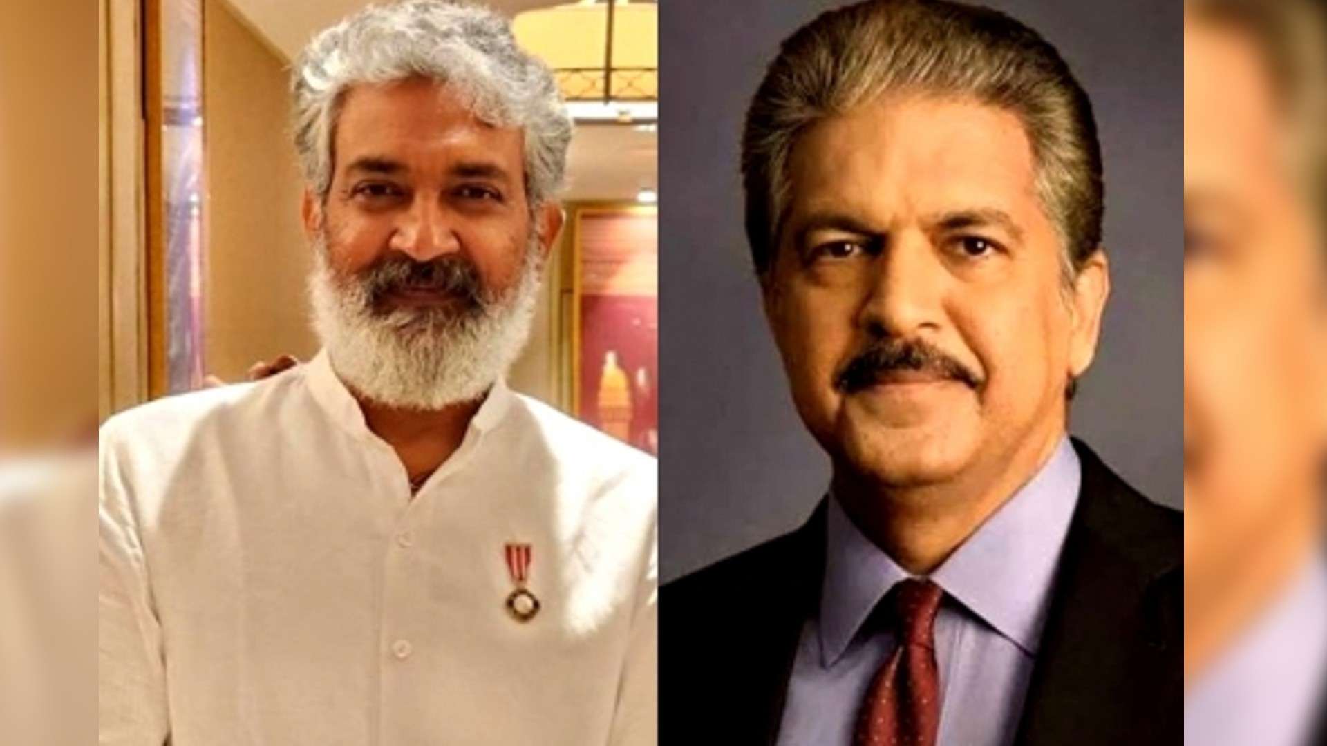 Rajamouli reacts after Anand asking him to make film on Indus Valley Rajamouli reacts after Anand asking him to make film on Indus Valley