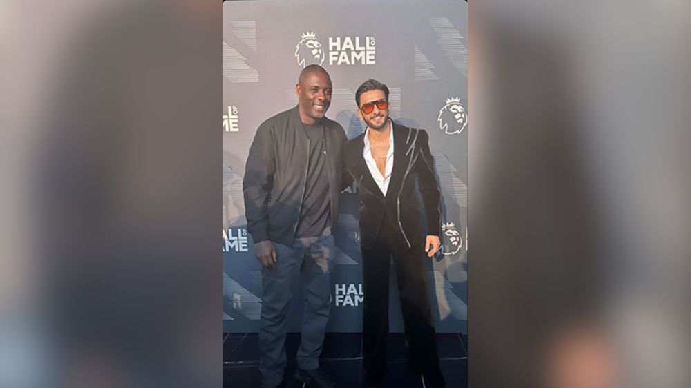 When Ranveer Singh met fellow “gooner” Idris Elba
