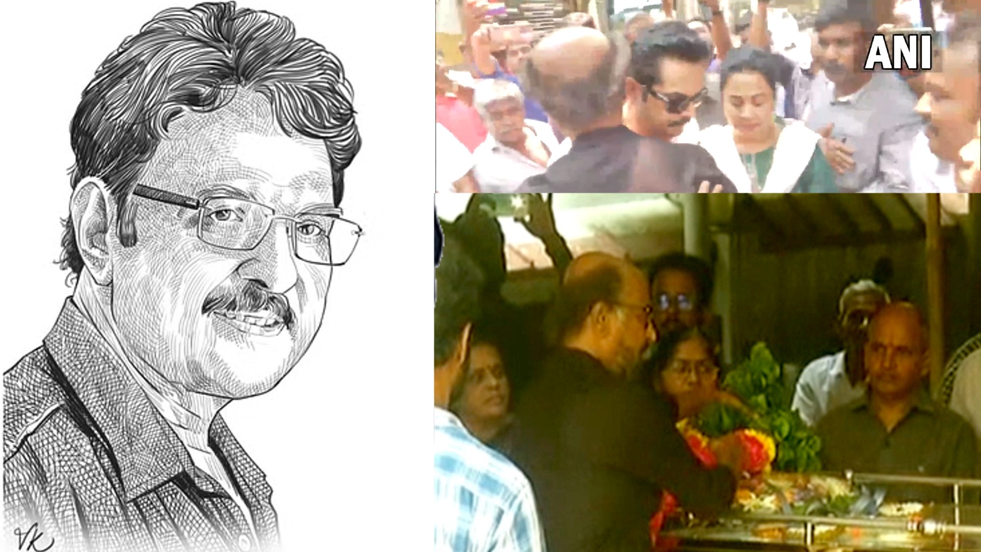 Rajini, Suhasini, Suresh Krissna pay last respects to Sarath Babu