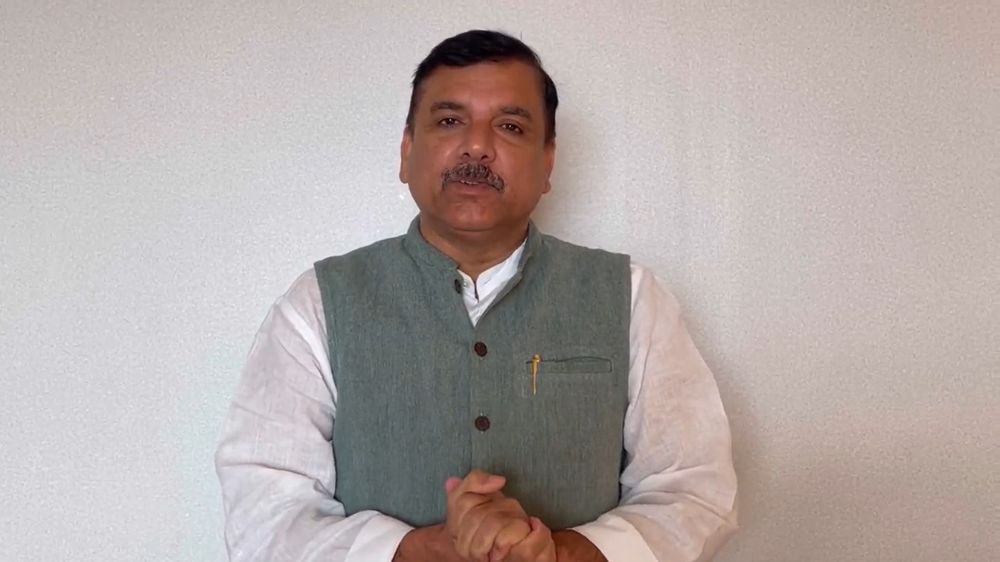 ED raiding homes of close associates: AAP leader Sanjay Singh