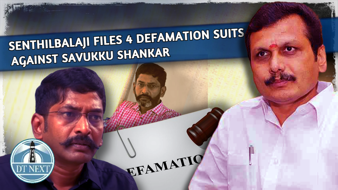 Senthil Balaji files 4 defamation suits against Savukku Shankar Senthil Balaji files 4 defamation suits against Savukku Shankar