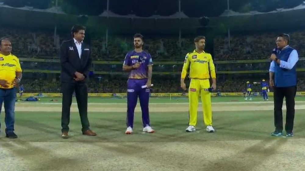 IPL 2023: CSK won the toss and chose to bat against KKR