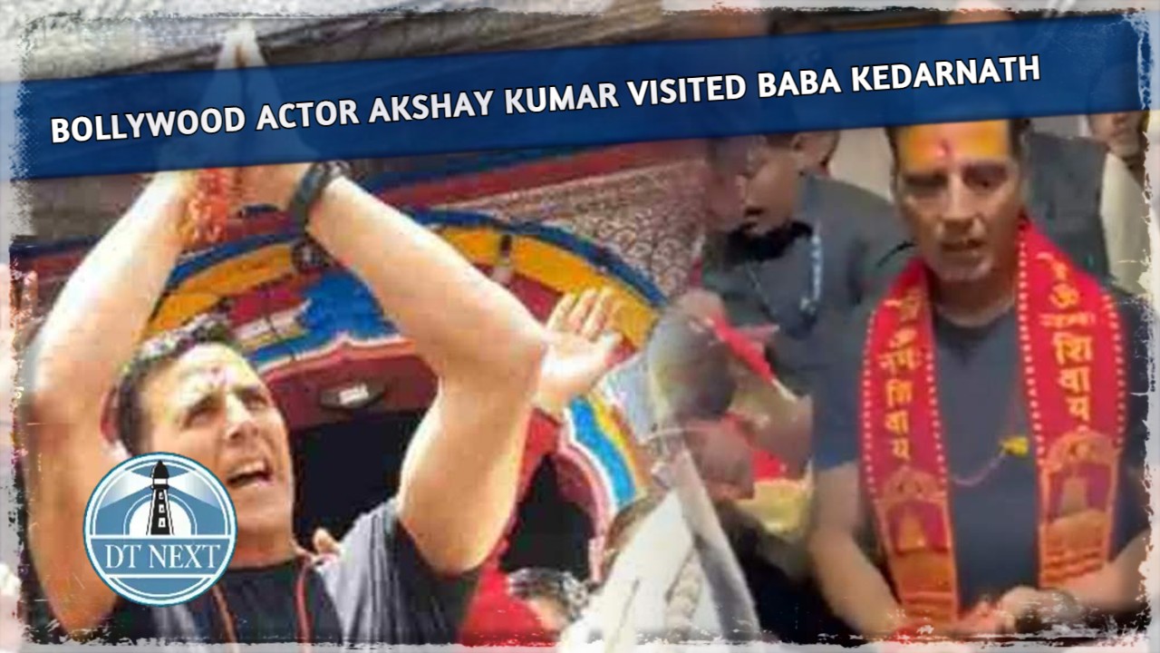 Bollywood actor Akshay Kumar visited Baba Kedarnath Bollywood actor Akshay Kumar visited Baba Kedarnath