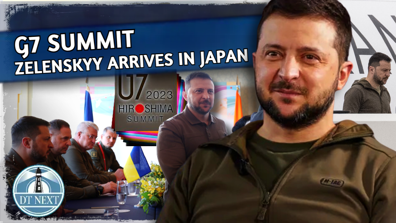 Zelenskyy arrival at Japan to attend G7 Zelenskyy arrival at Japan to attend G7