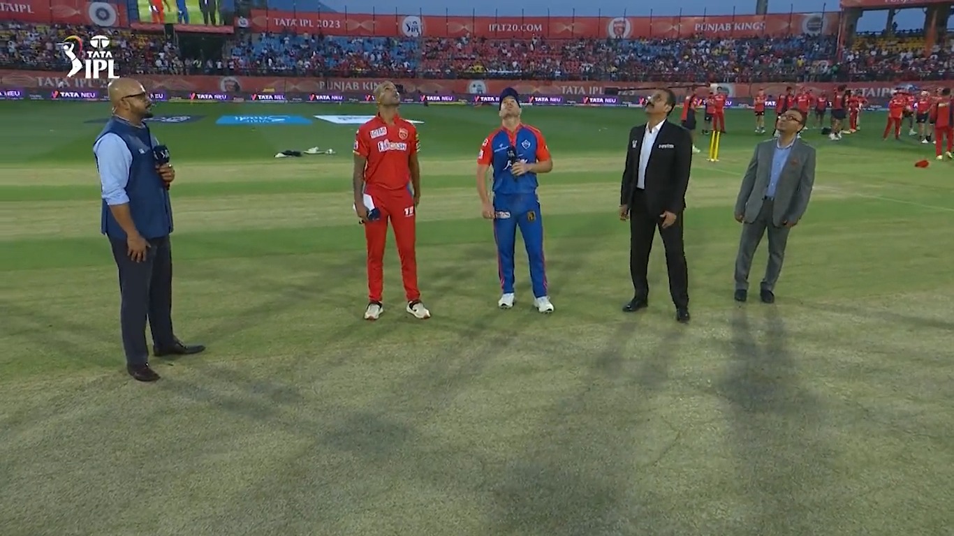 IPL 2023: PBKS won the toss and chose to bowl against DC IPL 2023: PBKS won the toss and chose to bowl against DC