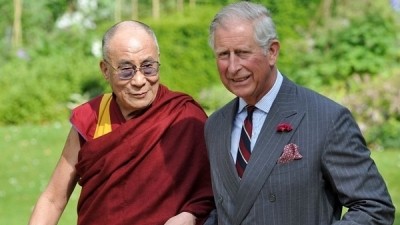 Dalai Lama greets King Charles III on coronation