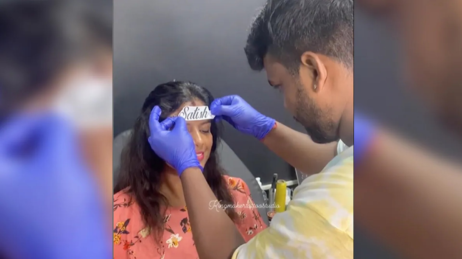 Watch: Love is not just in the air but in the forehead too Watch: Love is not just in the air but in the forehead too