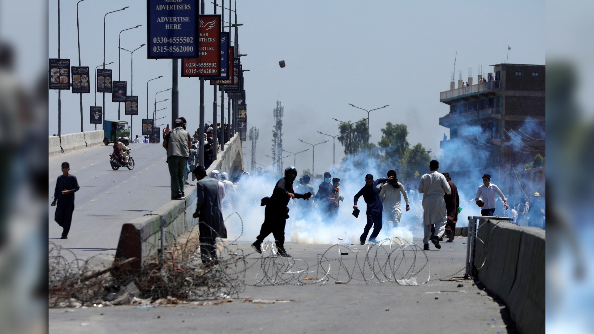 Pak calls in army to stop protest violence after ex-PM Khans arrest