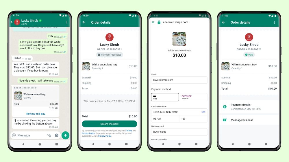 WhatsApp launches feature to pay businesses within chat in Singapore