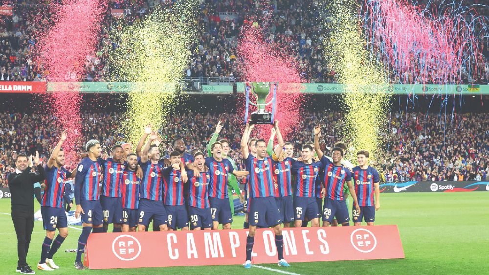 Sociedad spoils Barcelona’s title-lifting party