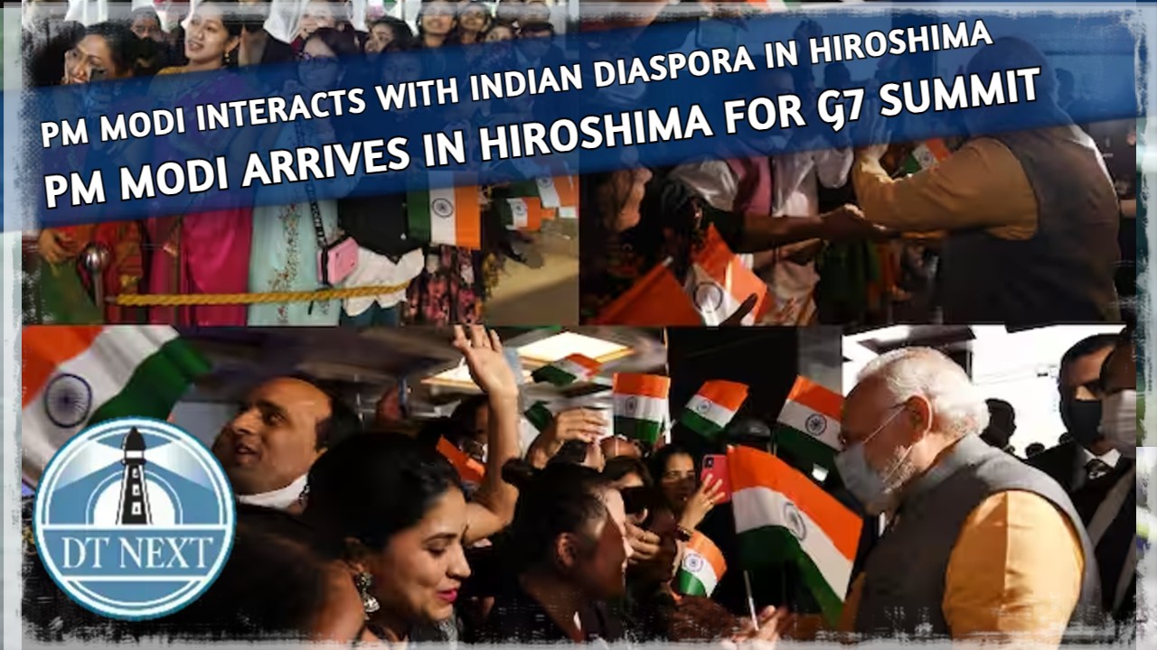 PM Modi interacts with Indian Diaspora in Hiroshima