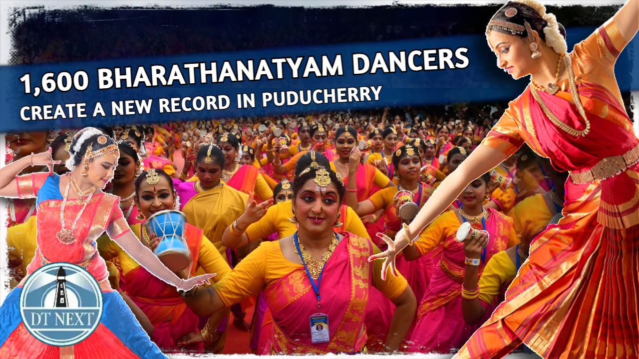 1,600 Bharathanatyam dancers create a new record in Puducherry 1,600 Bharathanatyam dancers create a new record in Puducherry