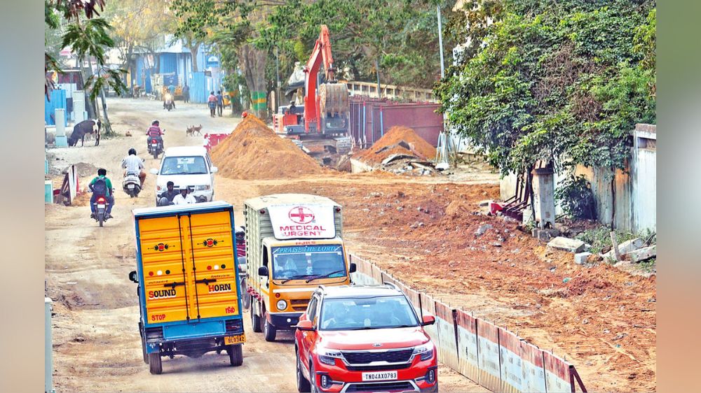 CMRL works turn roads unusable, irk residents of Assisi Nagar CMRL works turn roads unusable, irk residents of Assisi Nagar