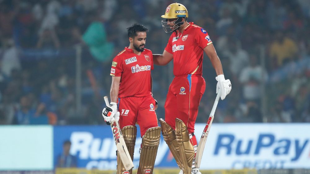 Prabhsimrans maiden IPL hundred power PBKS to 167 for 7 against DC