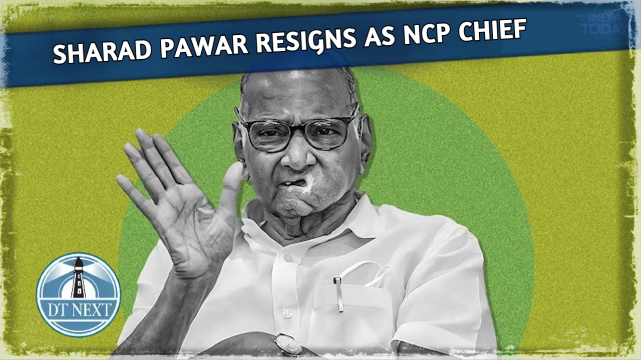 Sharad Pawar resigns as NCP chief Sharad Pawar resigns as NCP chief