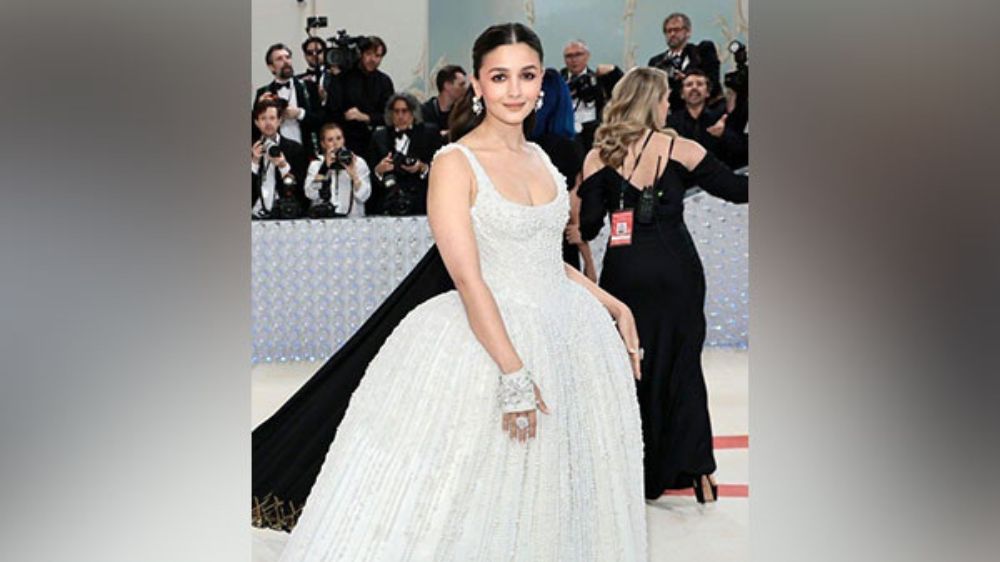 Alia exudes princess vibes in white gown on Met Gala red carpet debut