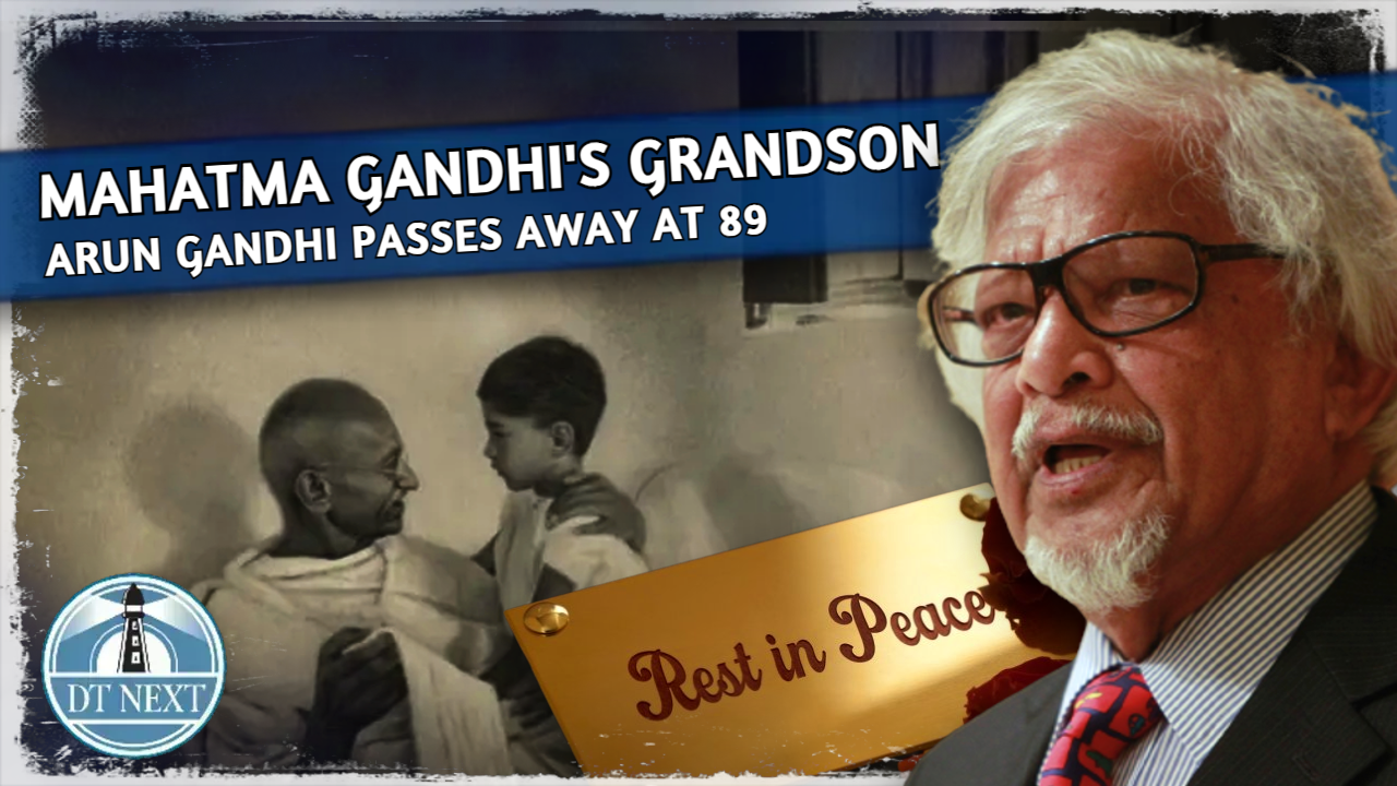 Mahatma Gandhis grandson Arun Gandhi passes away at 89